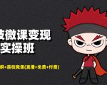 荔枝微课变现实操班：微信号+社群+荔枝微课打造自动化成交闭环系统-瀚海资源库