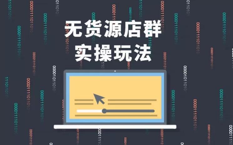 无货源店群实操玩法，蓝海选品的独特思路，店群软件操作方法（45节视频课）-瀚海资源库