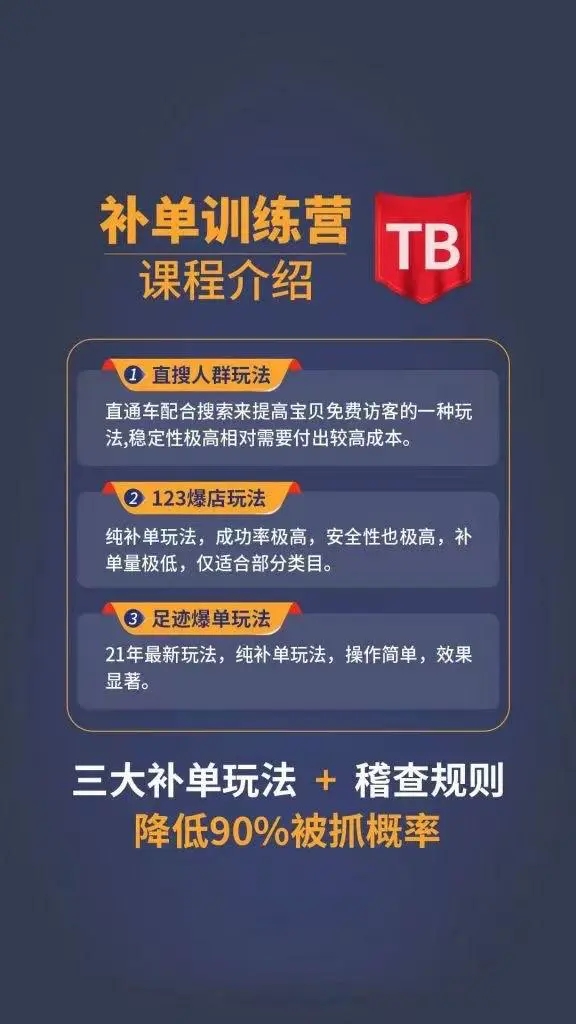 数据蛇淘宝2021最新三大补单玩法+稽查规则，降低90%被抓概率-瀚海资源库