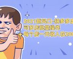 2021新风口-拼多多虚拟店：可多店批量操作，每个店一天收入在200-1000-瀚海资源库