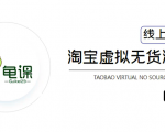 龟课·淘宝虚拟无货源电商5期,全程直播 现场实操,一步步教你轻松实现躺赚-瀚海资源库