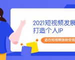 2021短视频发展趋势+打造个人IP，适合短视频涨粉变现的新媒体人-瀚海资源库