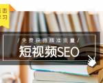 未来新趋势，布局短视频SEO，如何利用抖音SEO免费获得精准流量（3节课）-瀚海资源库
