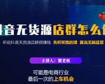 蟹老板·抖音无货源店群怎么做，吊打市面一大片《抖音无货源店群》的课程-瀚海资源库