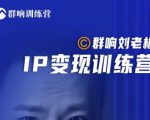 群响刘老板·IP变现训练营第6期:教你搞流量新姿势,IP打造获客私域经营-瀚海资源库