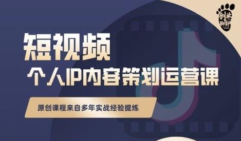 抖音短视频个人ip内容策划实操课，真正做到普通人也能实行落地-瀚海资源库