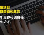虚拟图集项目:矩阵站群自动化成交,3-5个月实现快速赚钱月入1W+左右-瀚海资源库