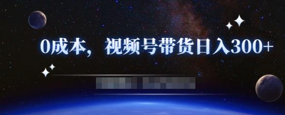 零基础视频号带货赚钱项目，0成本0门槛轻松日入300+【视频教程】-瀚海资源库