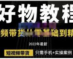 锅锅老师好物分享课程：短视频带货从零基础到精通，只需手机+实操-瀚海资源库