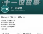 十一说故事·故事性中视频,观众快速共鸣从而快速变现的中视频玩法-瀚海资源库