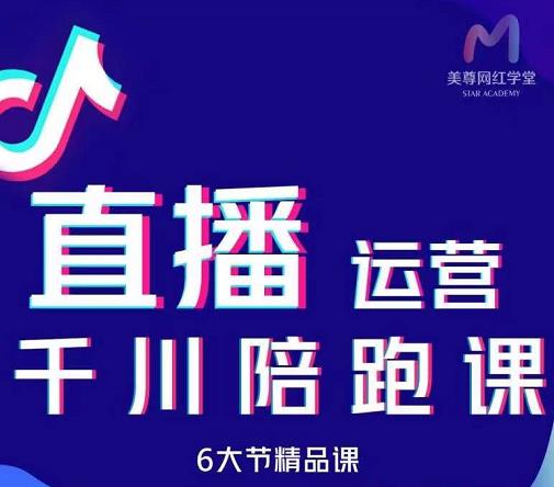 美尊-抖音直播运营千川系统课：直播​运营规划、起号、主播培养、千川投放等-瀚海资源库