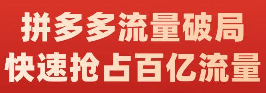阿杰·拼多多流量破局:如何打黑标，爆款的思路，拼多多流量框架，快速抢占百亿流量-瀚海资源库