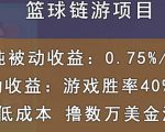 国外区块链篮球游戏项目，前期加入秒回本，被动收益日0.75%，撸数万美金-瀚海资源库