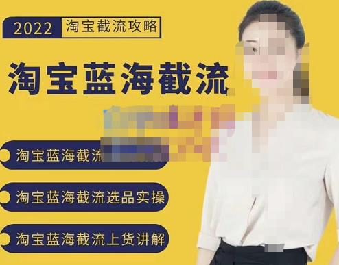 2022淘宝蓝海截流攻略，淘宝蓝海截流选品上货实操讲解-瀚海资源库
