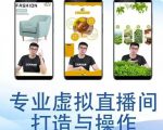 个人虚拟直播间的搭建与操作，专业虚拟直播间的打造与操作-瀚海资源库