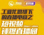 尼克派·工业化思维下的直播电商之短视频锤爆直播间，听话照做执行爆单-瀚海资源库