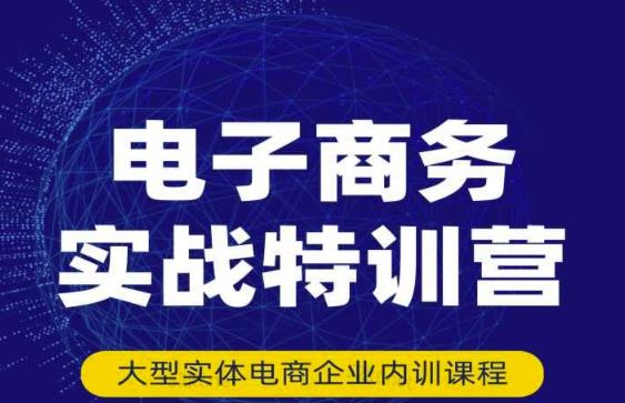 民赛电气内部出品：电子商务实战特训营，全方位带你入门电商，308种方式玩转电商-瀚海资源库