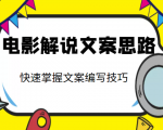 电影解说文案思路课，让你快速掌握文案编写的技巧（3节视频课程）-瀚海资源库