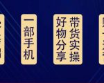 好物分享高阶实操课：0基础一部手机做好好物分享带货（24节课）-瀚海资源库