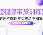 短视频带货训练营：不拍摄 不露脸 不买样品 不囤货发货 简单粗暴混剪带货（第三期）-瀚海资源库