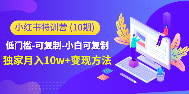 小红书特训营（第10期）低门槛-可复制-小白可复制-独家月入10w+变现方法-瀚海资源库