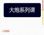 大炮拼多多运营系列课,各类玩法合集,拼多多运营玩法实操-瀚海资源库