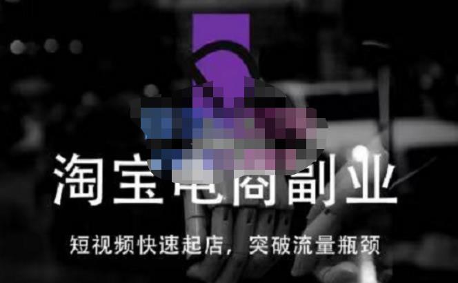蓝Sir派·淘宝短视频快速起店，替代传统搜索方式，学会做一个不一样的淘宝店-瀚海资源库