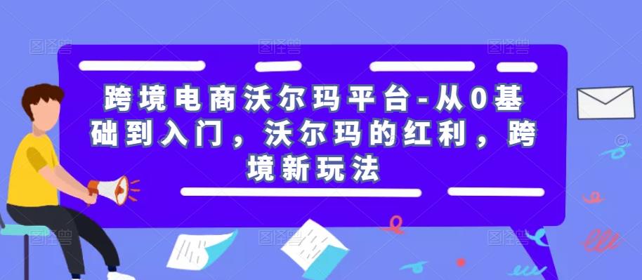 跨境电商沃尔玛平台-从0基础到入门，沃尔玛的红利，跨境新玩法-瀚海资源库