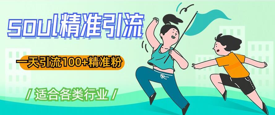 soul精准引流系列课程，一天引流100+精准粉，适合各类行业-瀚海资源库