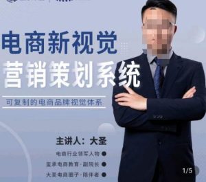 大圣·电商新视觉营销策划系统，可复制的电商品牌视觉识别系统-瀚海资源库