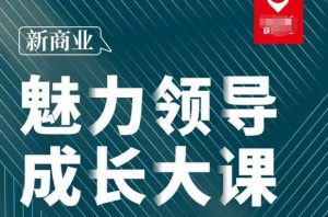 张琦·新商业魅力领导成长大课2023新版，高效管理必修课（30节）-瀚海资源库