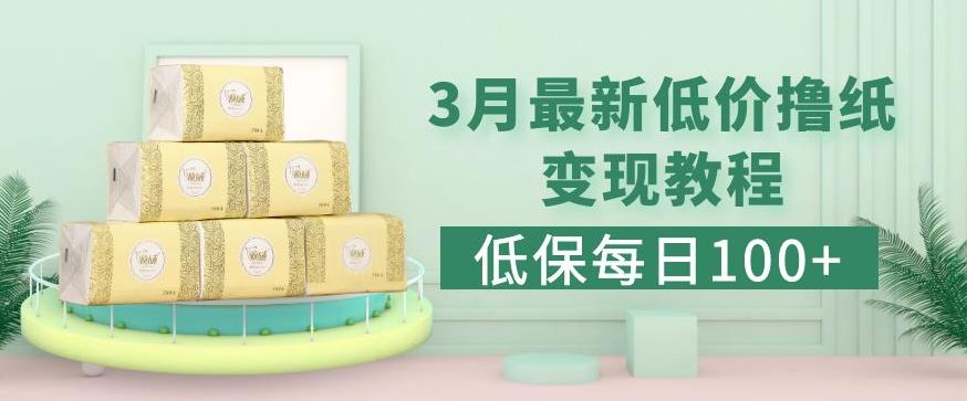 低保(每日100+)3月最新拼多多果冻宝盒低价撸纸变现+销售详细教程-瀚海资源库