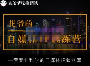 花爷的自媒体IP训练营【14期】,一套专业科学的自媒体IP武器库(更新2023年3月)-瀚海资源库