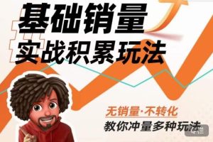 内功丨淘系基础销量实战积累玩法,无销量·不转化,教你冲量多种玩法-瀚海资源库