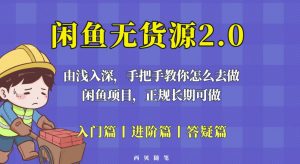 闲鱼无货源最新玩法，从入门到精通，由浅入深教你怎么去做【揭秘】-瀚海资源库
