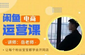 岳老师·闲鱼电商运营课，让每个粉丝宝宝都学会开网店-瀚海资源库
