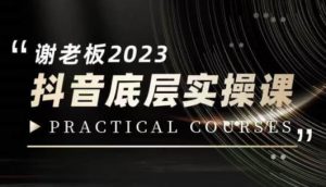 蟹老板·2023抖音底层实操课，打造短视频的底层认知-瀚海资源库