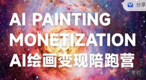 蛮驴·AI绘画变现陪跑营，快速产出可商业变现的图-瀚海资源库