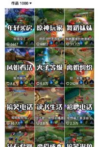 副业拆解:抖音王者荣耀游戏变现副业项目,视频版一条龙实操玩法分享给你-瀚海资源库