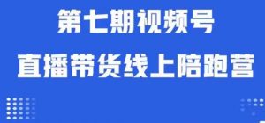 视频号直播带货线上陪跑营第七期：算法解析+起号逻辑+实操运营-瀚海资源库