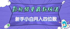 影视号最新玩法，新手小白月入四位数，零粉直接上手【揭秘】-瀚海资源库