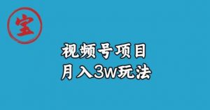 宝哥视频号无货源带货视频月入3w，详细复盘拆解-瀚海资源库