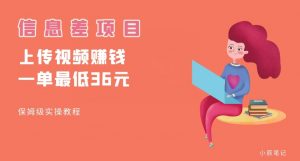 顶级信息差项目，帮别人上传视频，一个视频最低36，保姆级全流程【揭秘】-瀚海资源库
