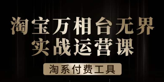 沧海·淘系万相台无界实战运营课，万相台无界实操全案例解析-瀚海资源库