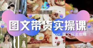 图文带货实操课，图文玩法攻略玩法-瀚海资源库