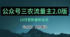 (10月)三农流量主项目2.0——精细化选题内容，依然可以月入1-2万-瀚海资源库