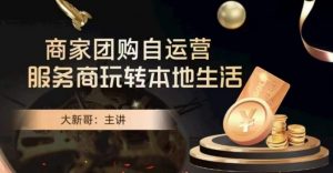 大新哥·商家团购自运营-玩转本地生活-瀚海资源库