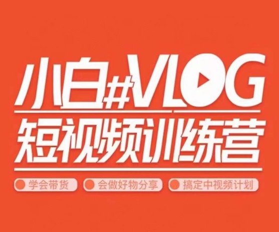 小呆说视–小白VLOG短视频训练营，学会带货、好物、直播、中视频-瀚海资源库