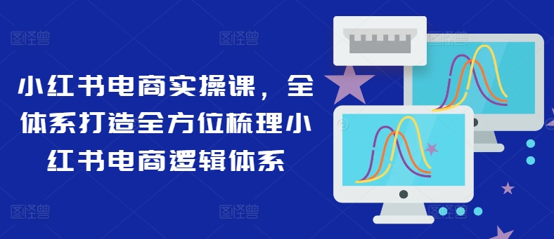 小红书电商实操课，全体系打造全方位梳理小红书电商逻辑体系-瀚海资源库