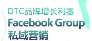 DTC品牌增长利器:Facebook Group私域营销策略-瀚海资源库